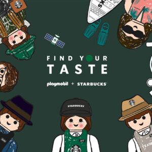 2021韓國星巴克Playmobil摩比公仔