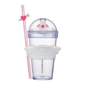 2021韓國星巴克愛神公仔圓頂冷飲杯473ml