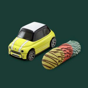 2021韓國星巴克MINI馬卡龍餅乾（黃色）