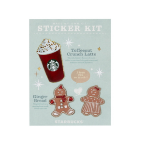 2016韓國星巴克聖誕節貼紙