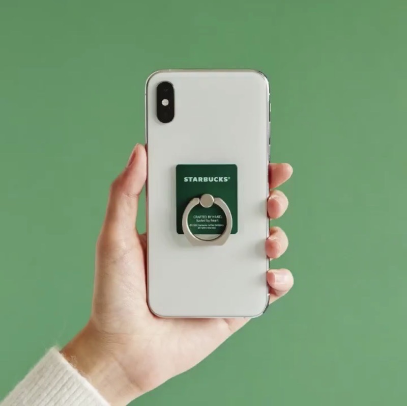 2019韓國星巴克手機扣環（綠色）