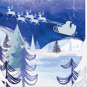 2016韓國星巴克聖誕雪橇隨行卡