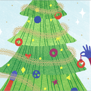 2018韓國星巴克聖誕樹隨行卡