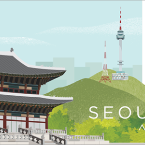 2018韓國星巴克首爾城市隨行卡