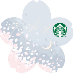 2019韓國星巴克櫻花夜晚隨行卡