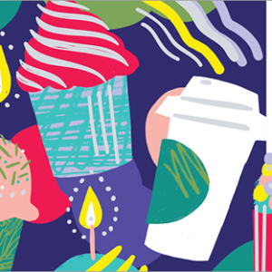 2019韓國星巴克慶祝隨行卡