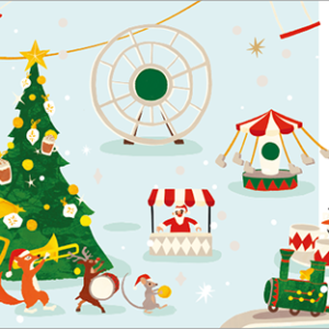 2019韓國星巴克聖誕節節日隨行卡