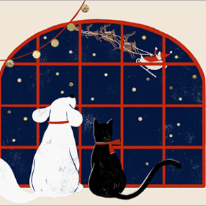 2020韓國星巴克聖誕動物隨行卡