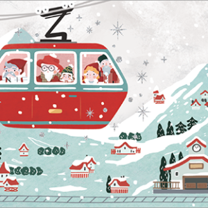 2020韓國星巴克聖誕老人村莊隨行卡