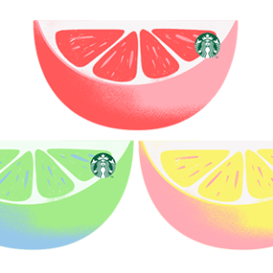 2021韓國星巴克夏天柑橘隨行卡