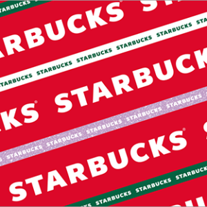 2021韓國星巴克聖誕假日字標隨行卡