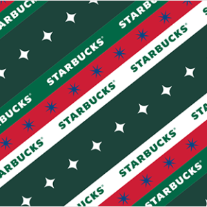 2022韓國星巴克聖誕節文字標識隨行卡