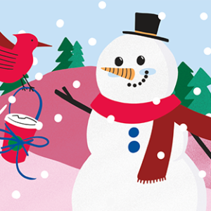 2022韓國星巴克雪人隨行卡