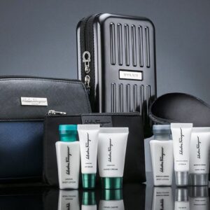 【長榮】Salvatore Ferragamo聯名精品過夜包 [EVA] Salvatore Ferragamo Amenity Kits